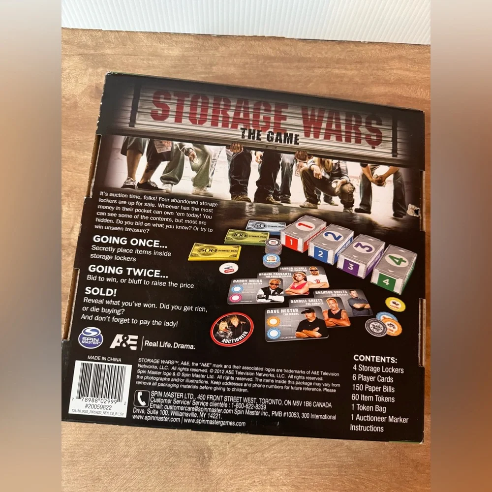 Storage Wars The Game Go Bid Or Go Home Family Game Complete Used